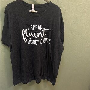Bella Canvas Dark Gray Disney Tee